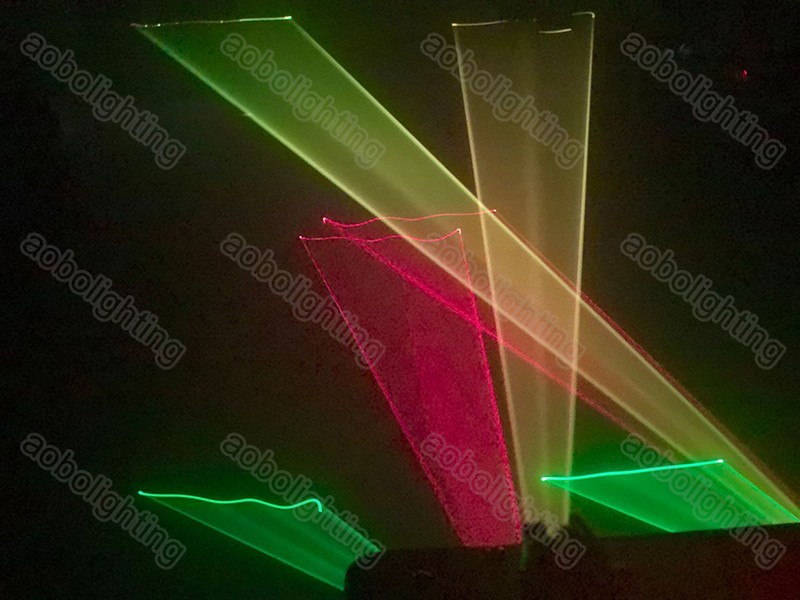 Party Stage Light Laser Projector Dual Head 500mW RGB KTV DJ Disco Show Lighting