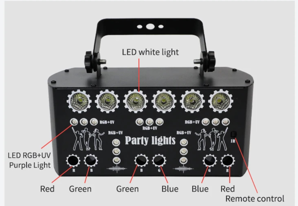 Thelaserlamp New 27-hole 4-in-1 laser light-B5
