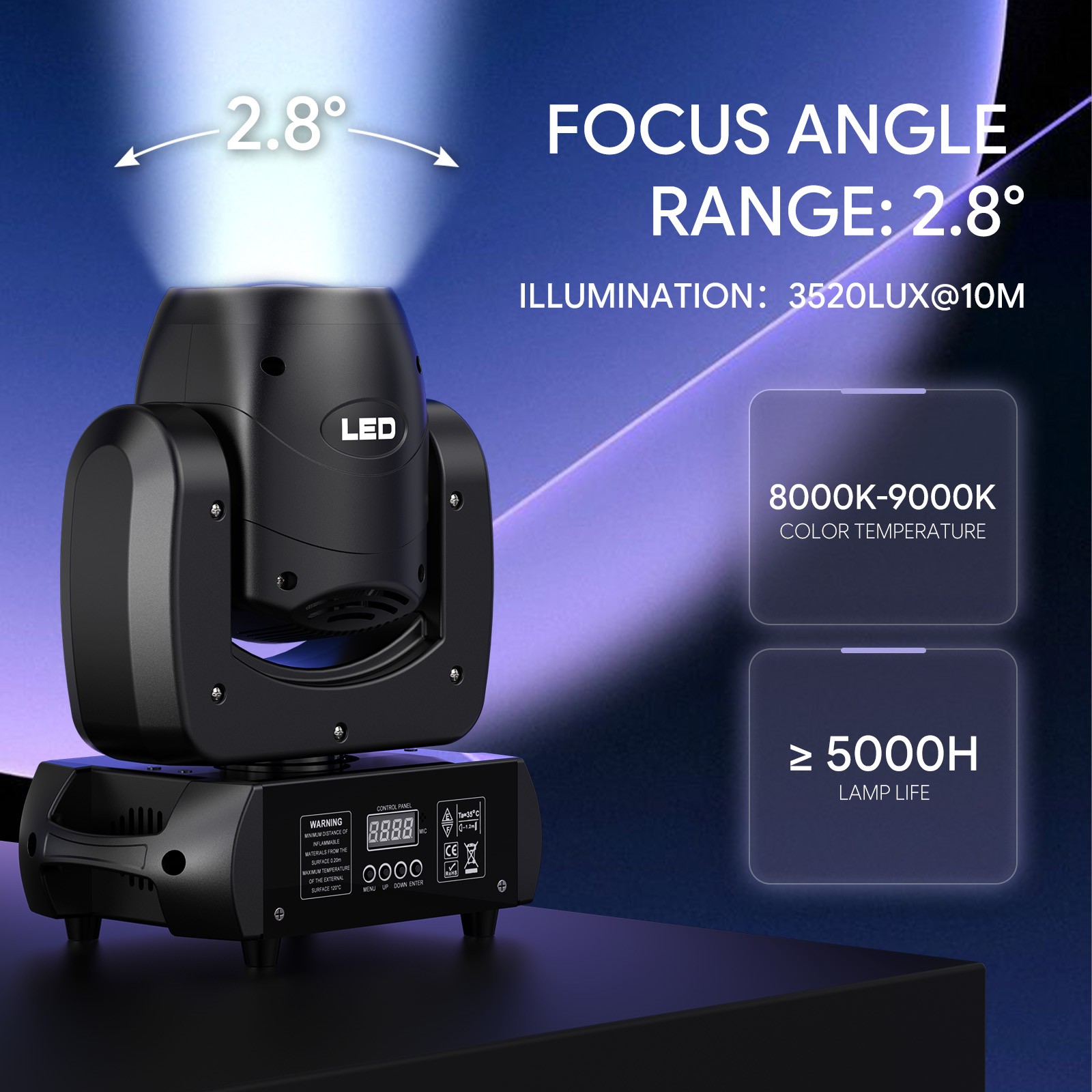 LED 150W Spot Gobo with 18 prism Moving Head Lighting For Disco Party Wedding