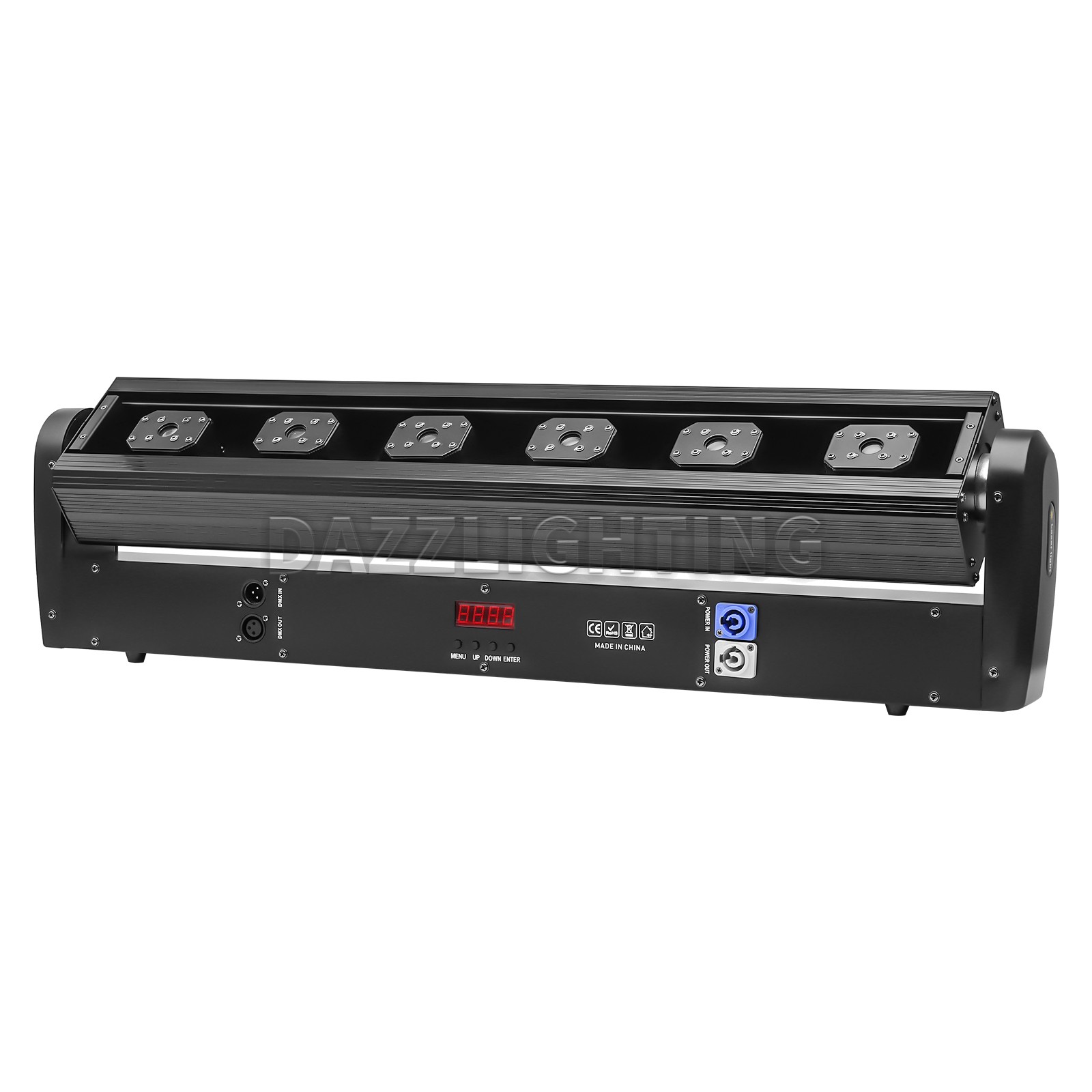 PAIDUN 6x500MW 6 Eyes Red Laser Moving Head Light Bar DMX512 Sound Activated