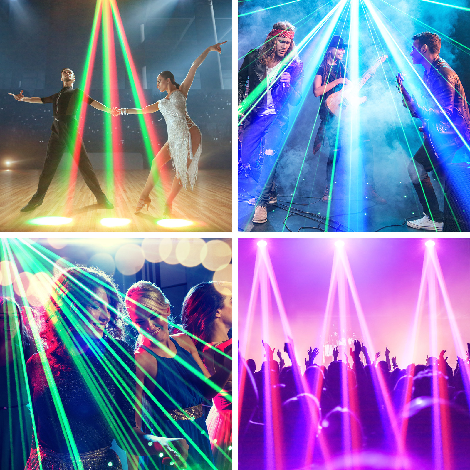 120W LED Laser Moving Head Light RGBW Beam Stage DJ Disco Bar DMX Spot Lighting