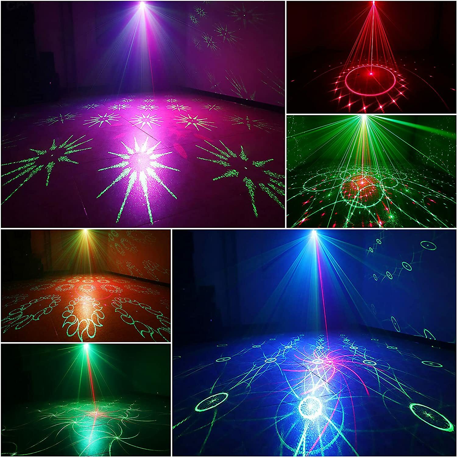 480Pattern Laser Projector Stage Lighting LED RGB DJ Disco KTV Show Party Lights