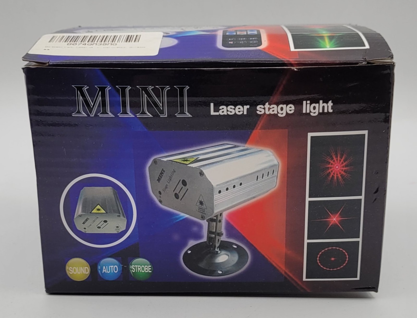 Party DJ Lighting Kit Fog Machine Laser Stage Light Skull Strobe Effects
