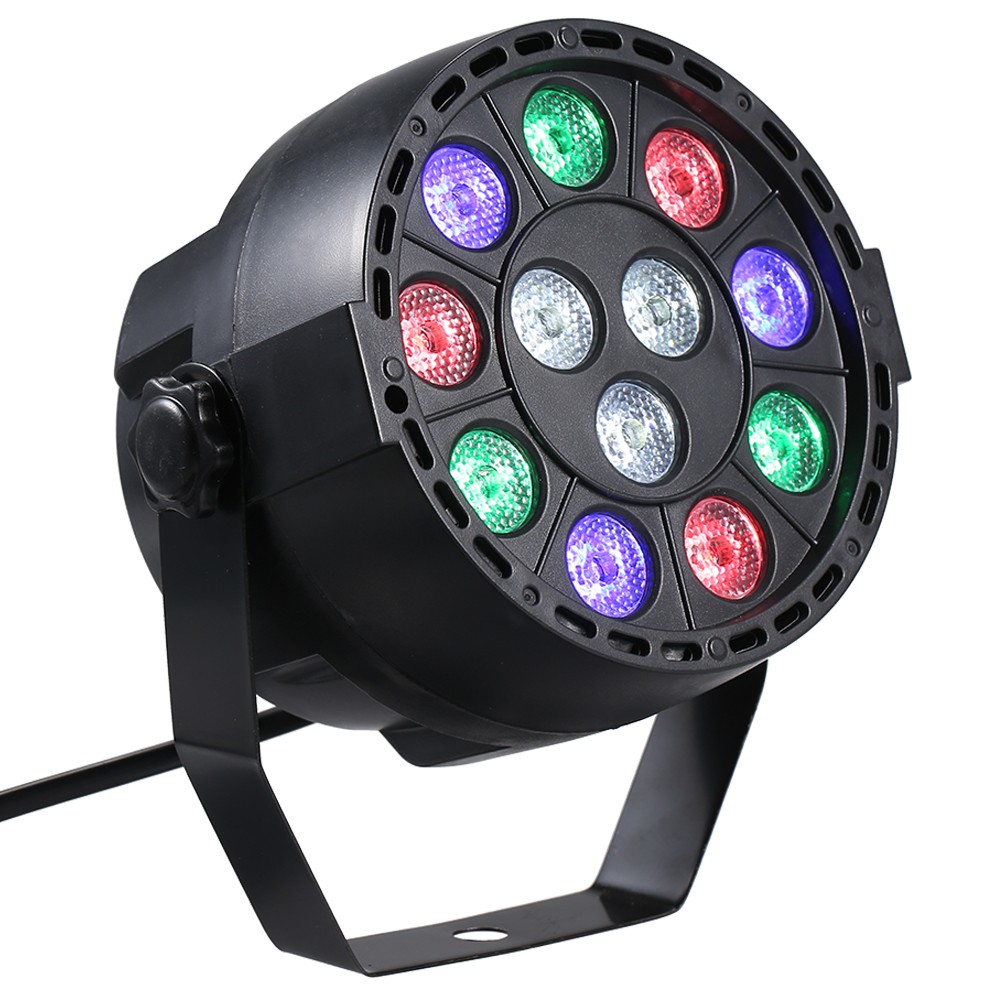 AC90-240V 12 LEDs Par Lights 8 Channel RGBW Color Mixing Stage Lighting With CX4
