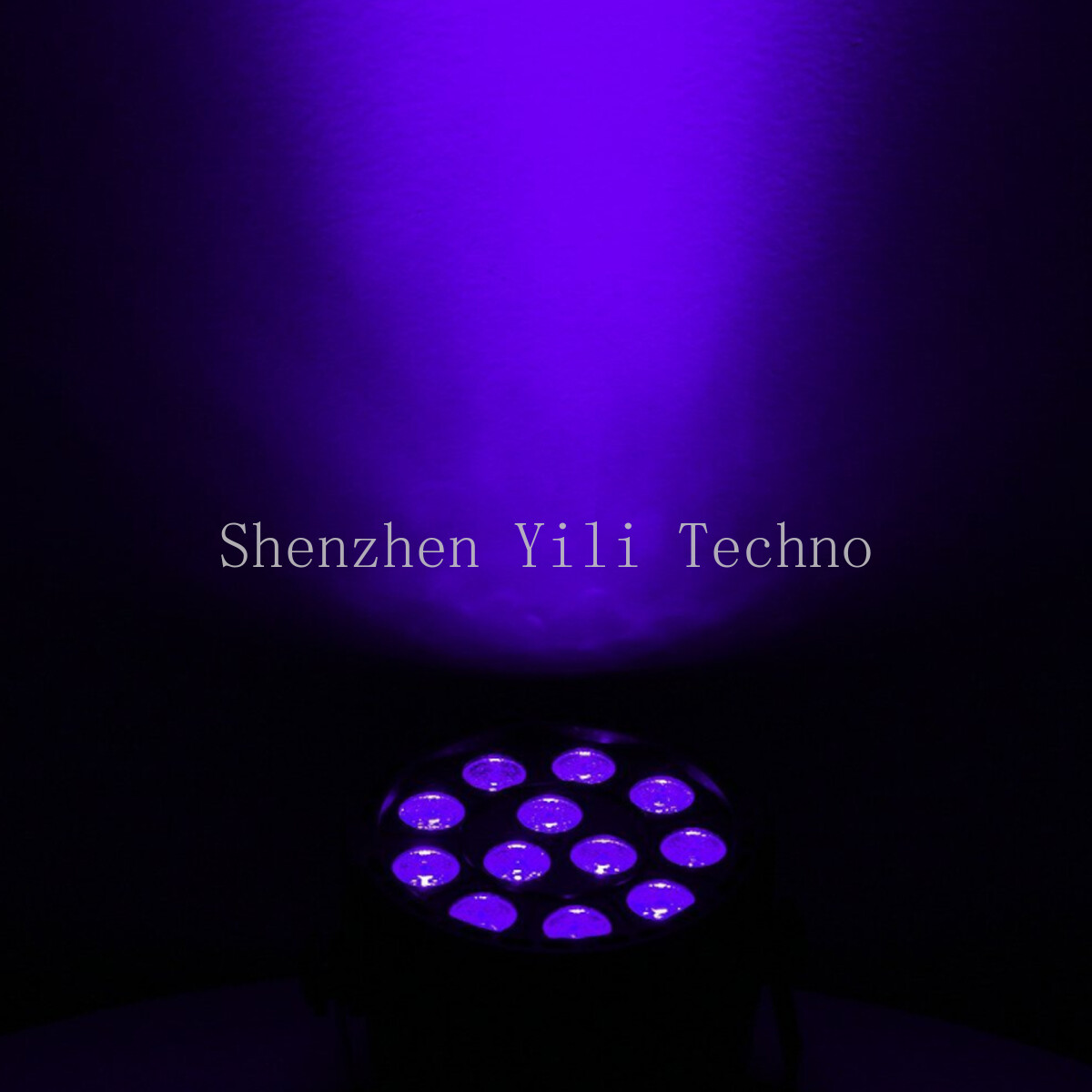 18x3W LED DMX512 Stage Light Spotlight UV Purple Sound Control Projection Lamp