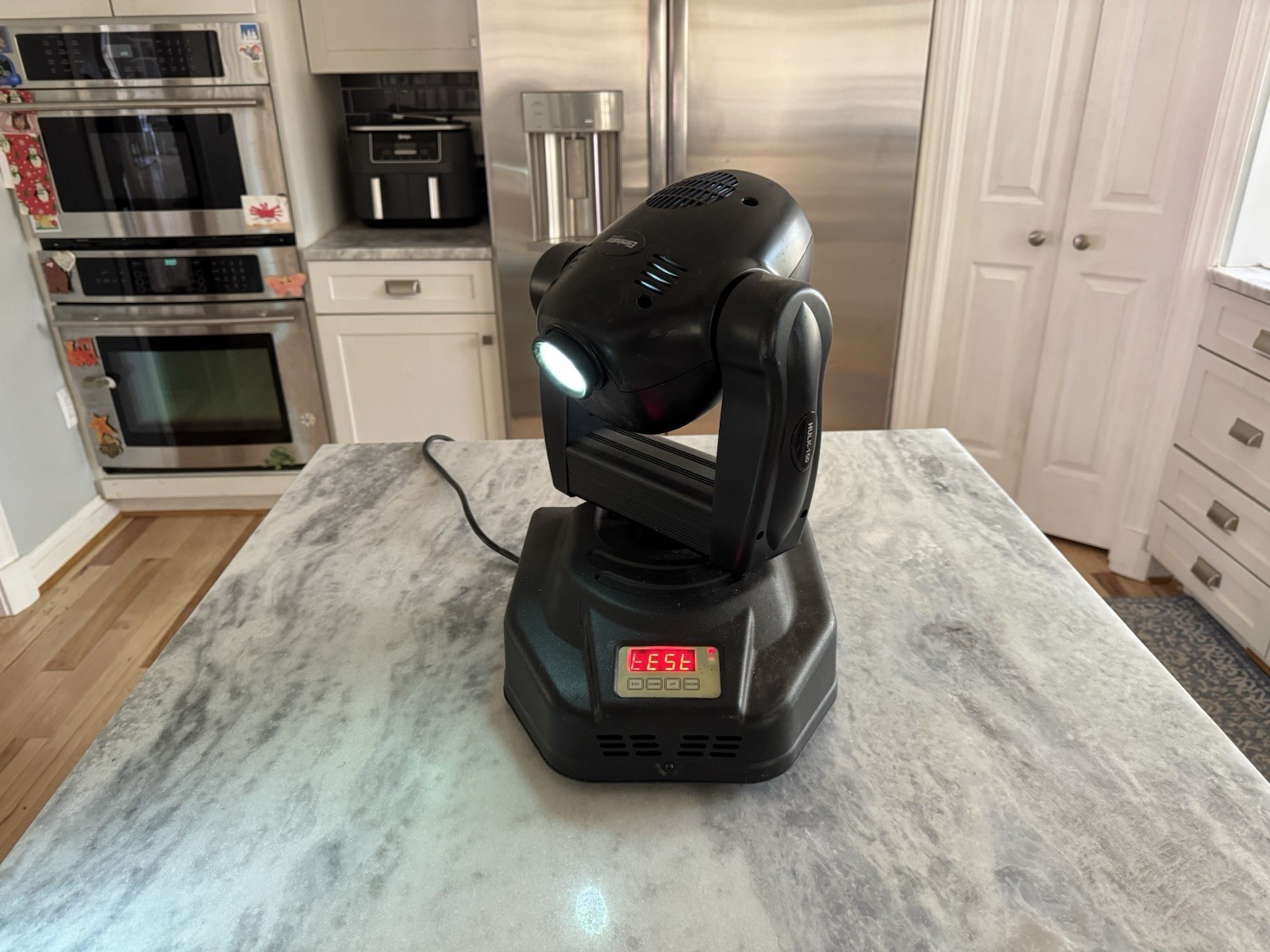 Eliminator Lighting HULK-150 Moving Head Spot Light DJ Party Fixture – See Video