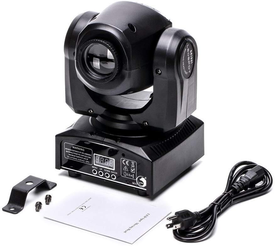 1/8PCS RGBW LED Moving Head Stage Lighting DMX512 8 Gobo DJ Disco Party Light