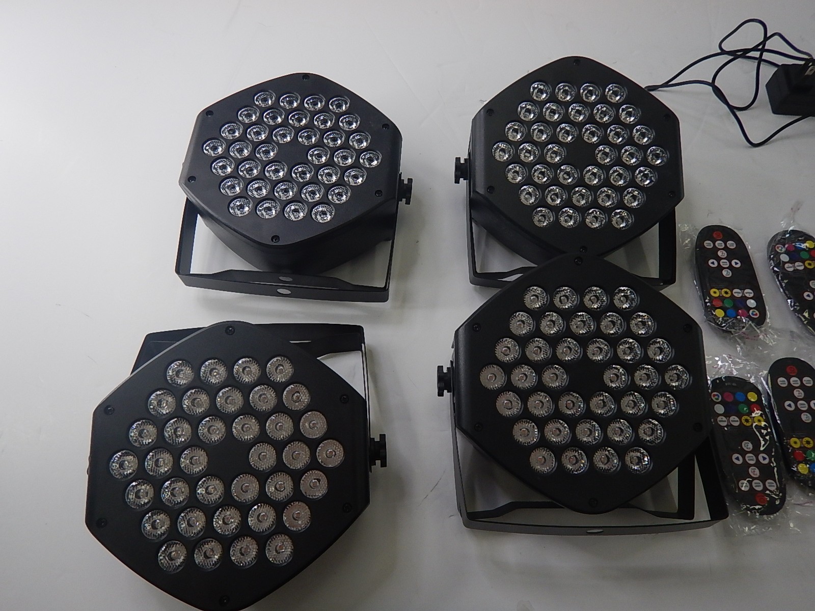 Wireless Rechargeable Par Can Lights 4 Pack Wireless Stage Lighting for Events
