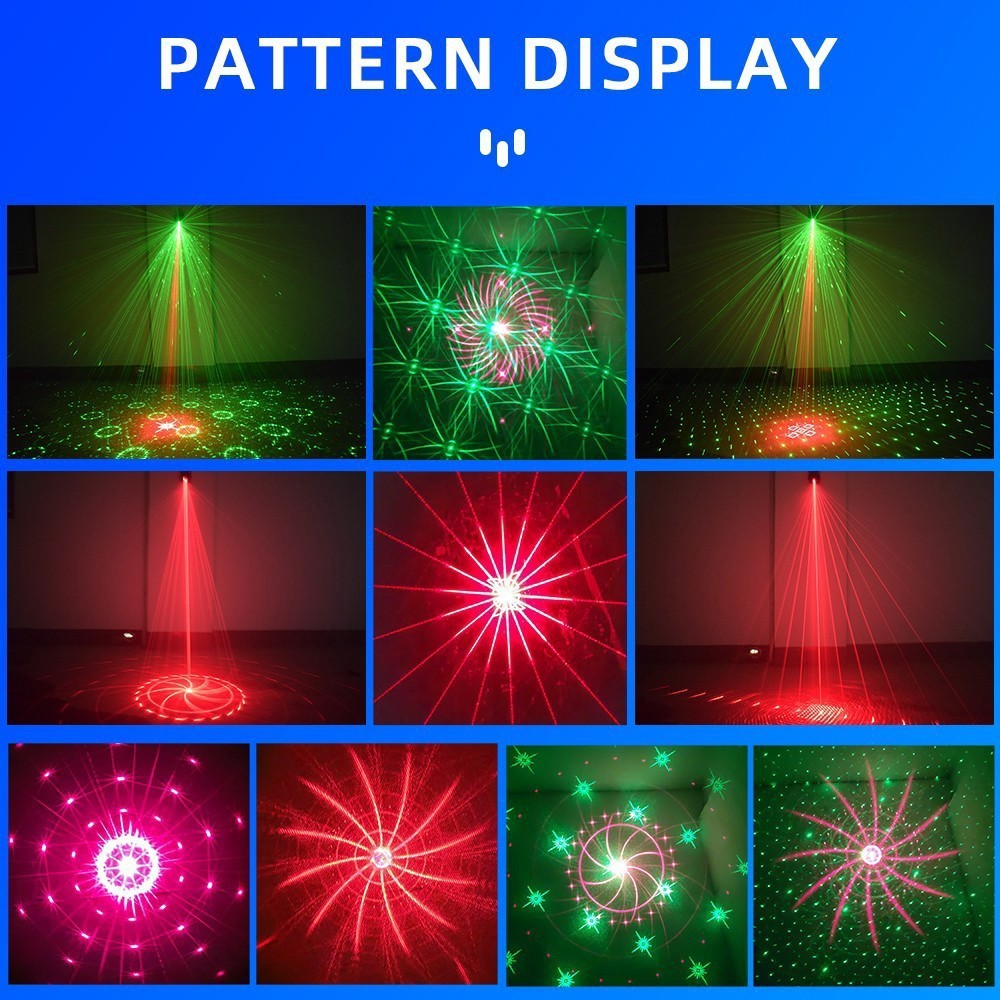 1024Pattern Party Laser Projector LED Stage Light RGB Disco DJ KTV Show Lighting
