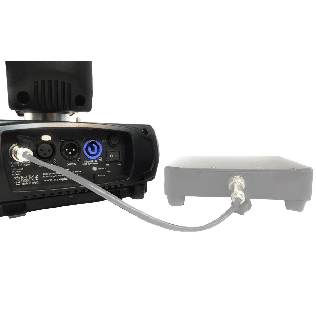JMAZ Lighting JZ3004 AERO BEAM 60 Battery Powered 60W LED Moving Head Light