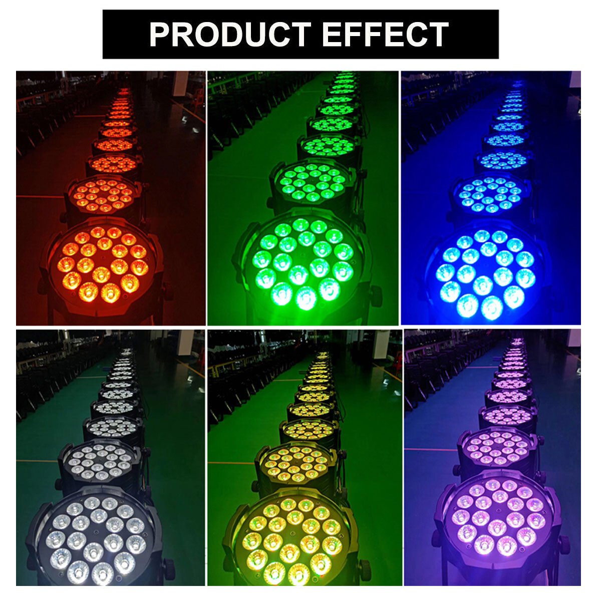 180W RGBWA 5IN1 LED Par Stage Light DMX DJ Par Can Light Disco Party Wash Light