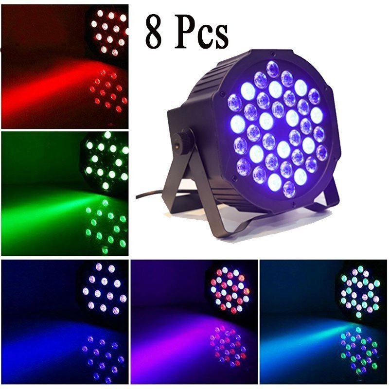 36LED 108W PAR Light RGB Stage Lighting DMX Control Beam Party Disco DJ Lights