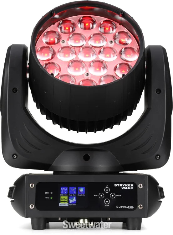 Eliminator Stryker Wash 228-watt Moving Head Fixture