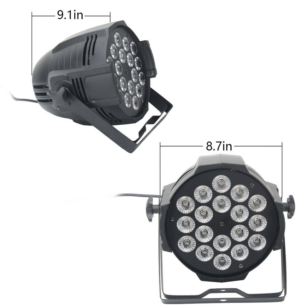 270W 18 LED PAR Light RGBW Stage Lighting DMX 512 Party Show DJ Disco Bar Lights