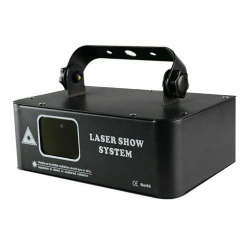500mW LED RGB Laser Remote DMX Beam Projector Sound Scan Strobe DJ Stage Lights
