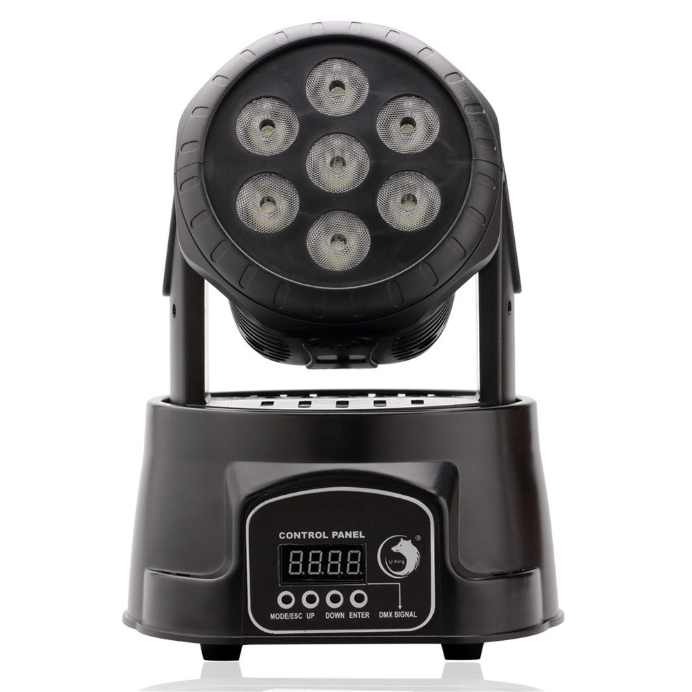 4PCS 105W LED Moving Head Light RGBW Beam Stage Spot Lighting DJ Halloween DMX
