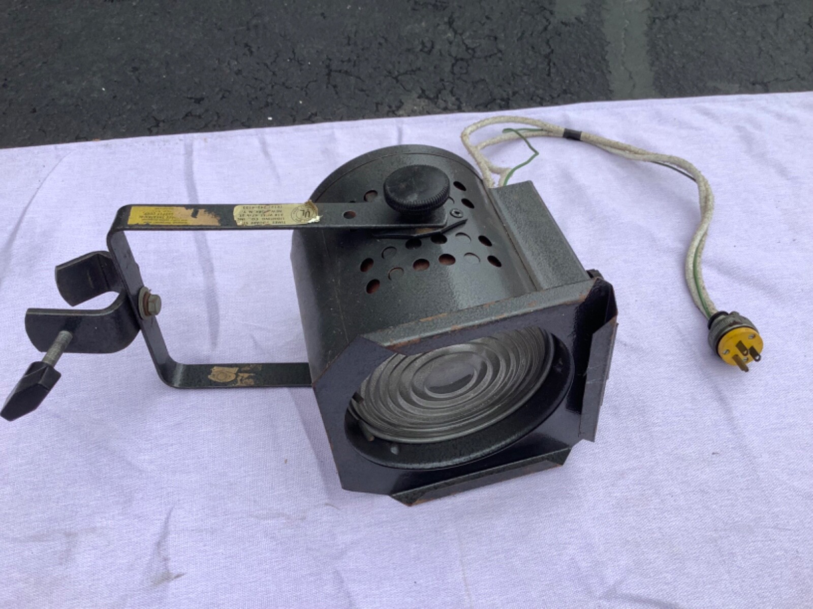 Vintage TIMES SQUARE STAGE LIGHTING Theatre or Stage Lighting Spot light 7.5×7.5