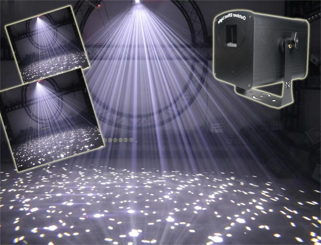 Outdoor 3W Night Sky White Twinkling Stars Laser light DJ Party waterproof light