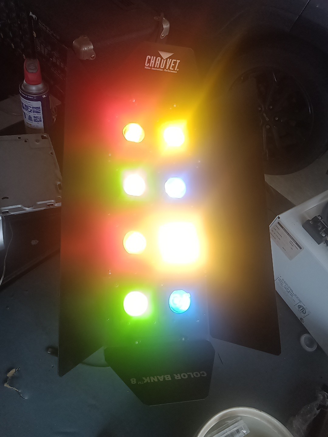 CHAUVET Color Bank 8 CH-158 Band and Stage Wash Light System Works