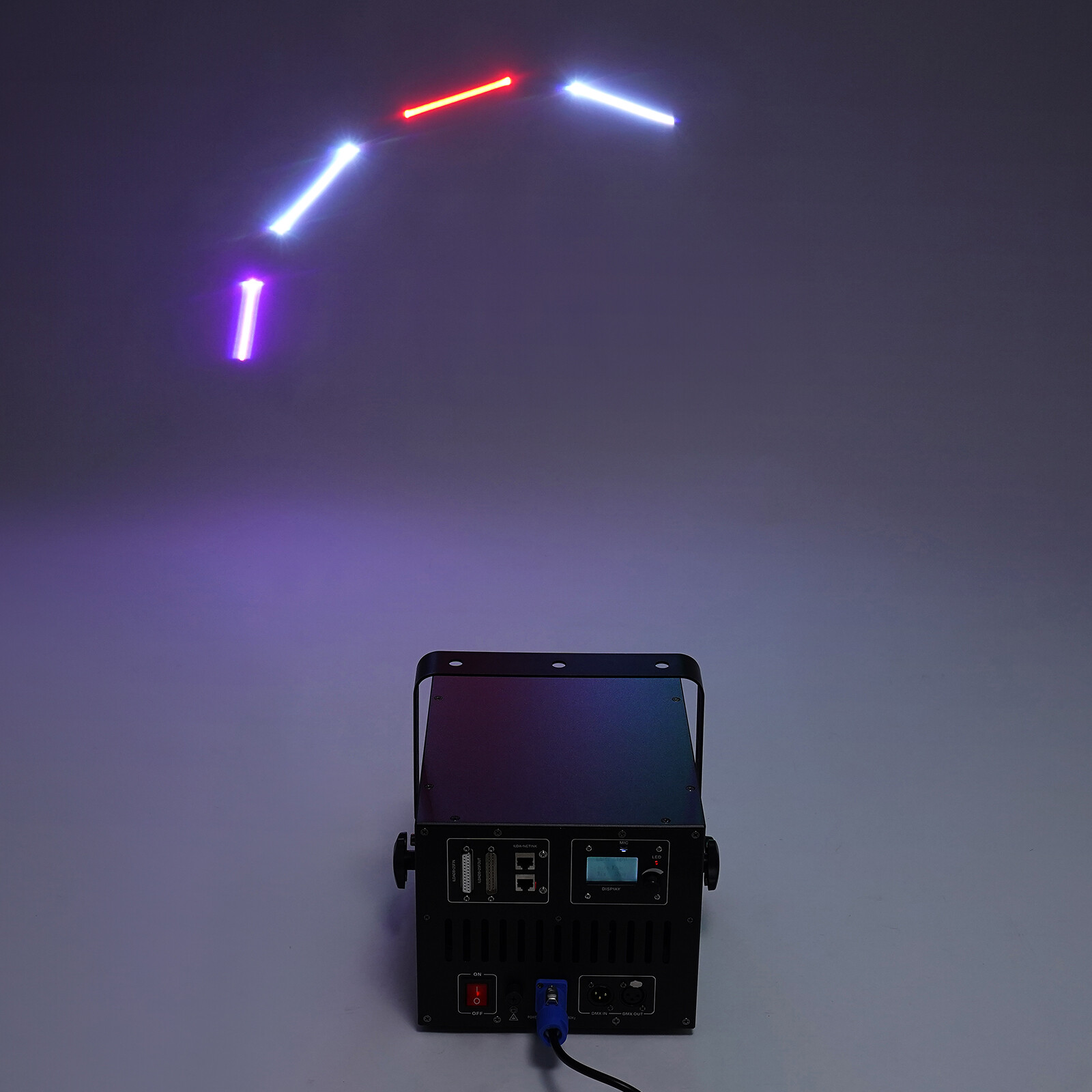 RGB DMX Stage Laser Light DJ KTV Club Party Stage Light ILDA LCD 30KPPS 10 W