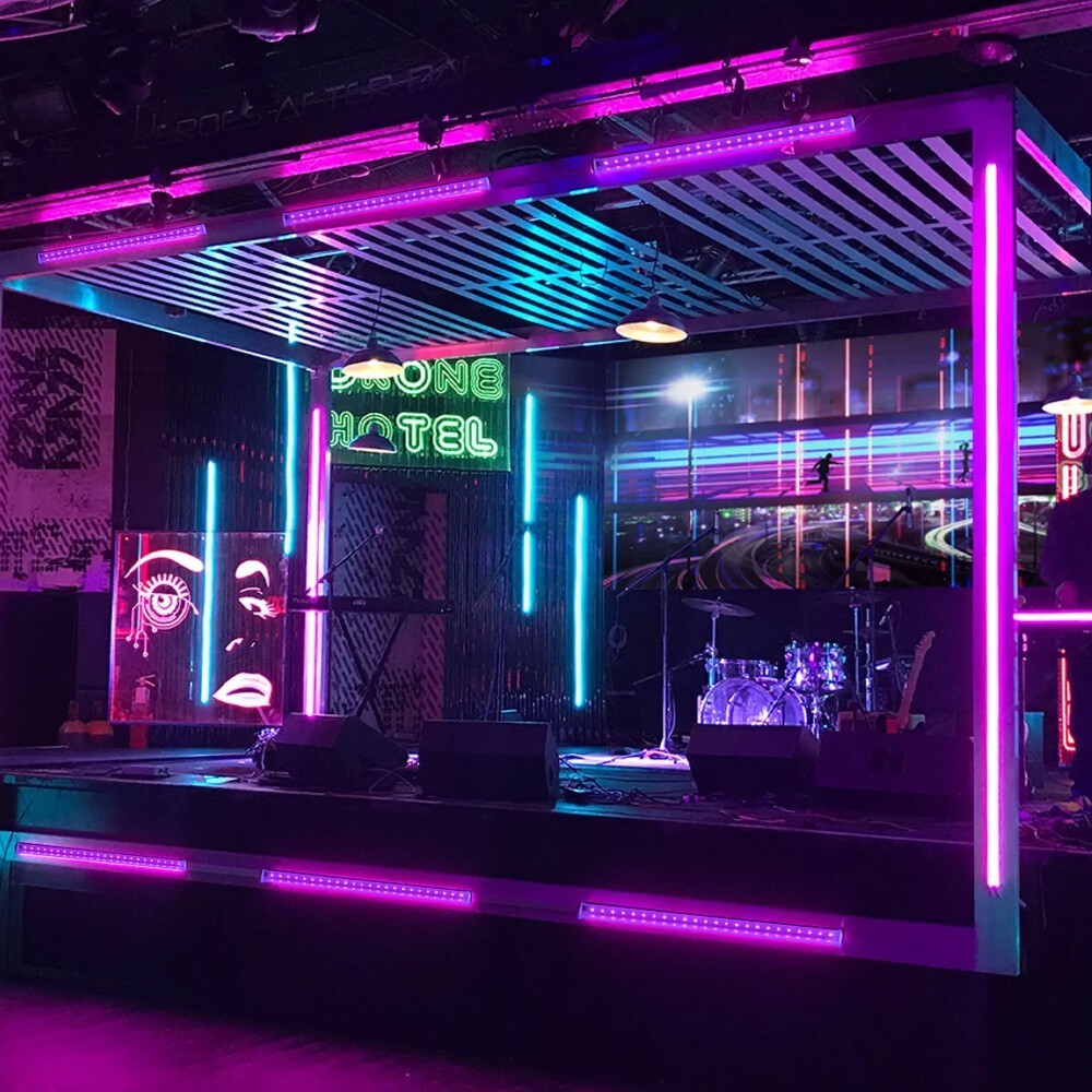 395nm LED UV Light Bar Blacklight USB Magnetic for Glow Party DJ Club Stage Lamp