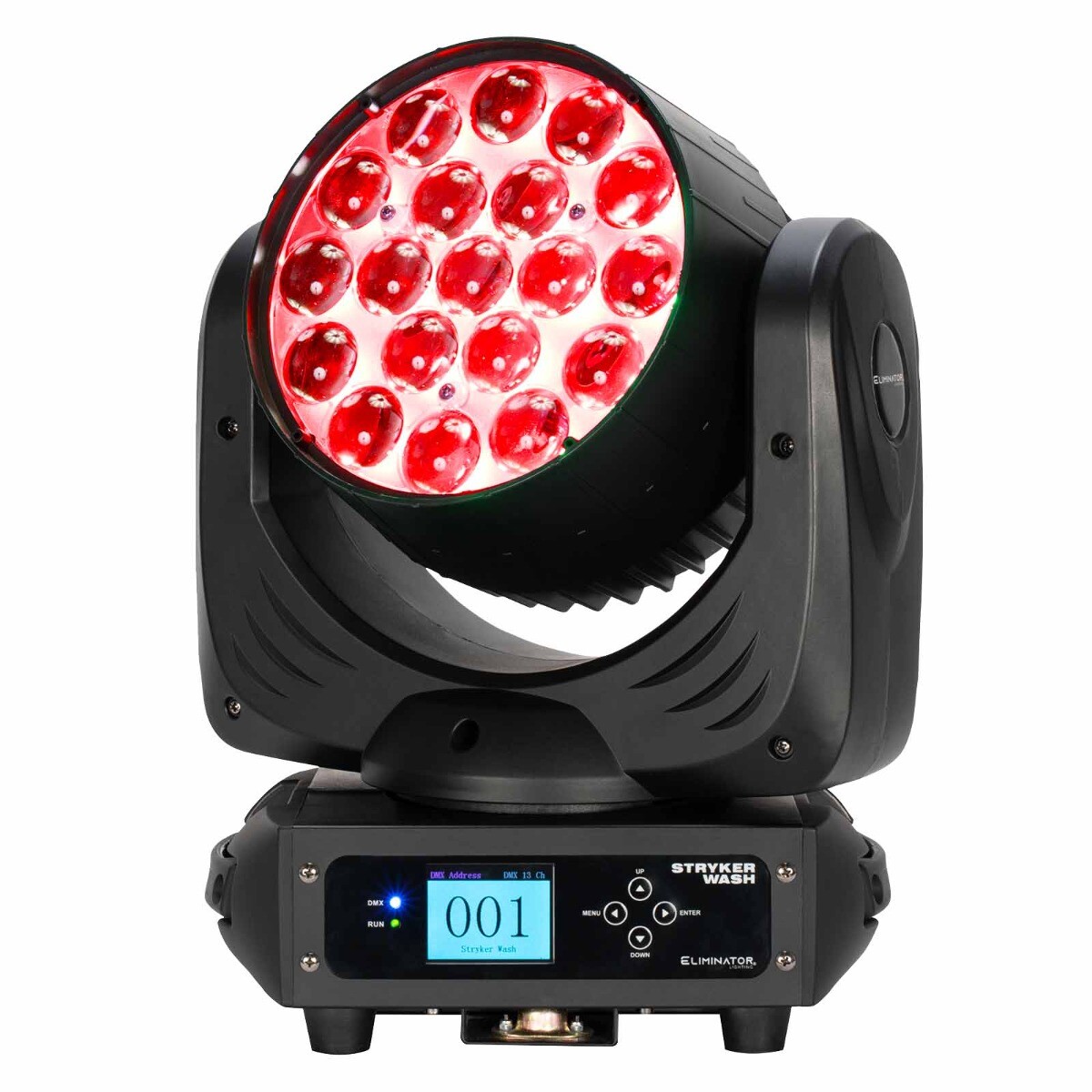 Eliminator Lighting STRYKER WASH RGBW LED Moving Head Wash Light Fixture