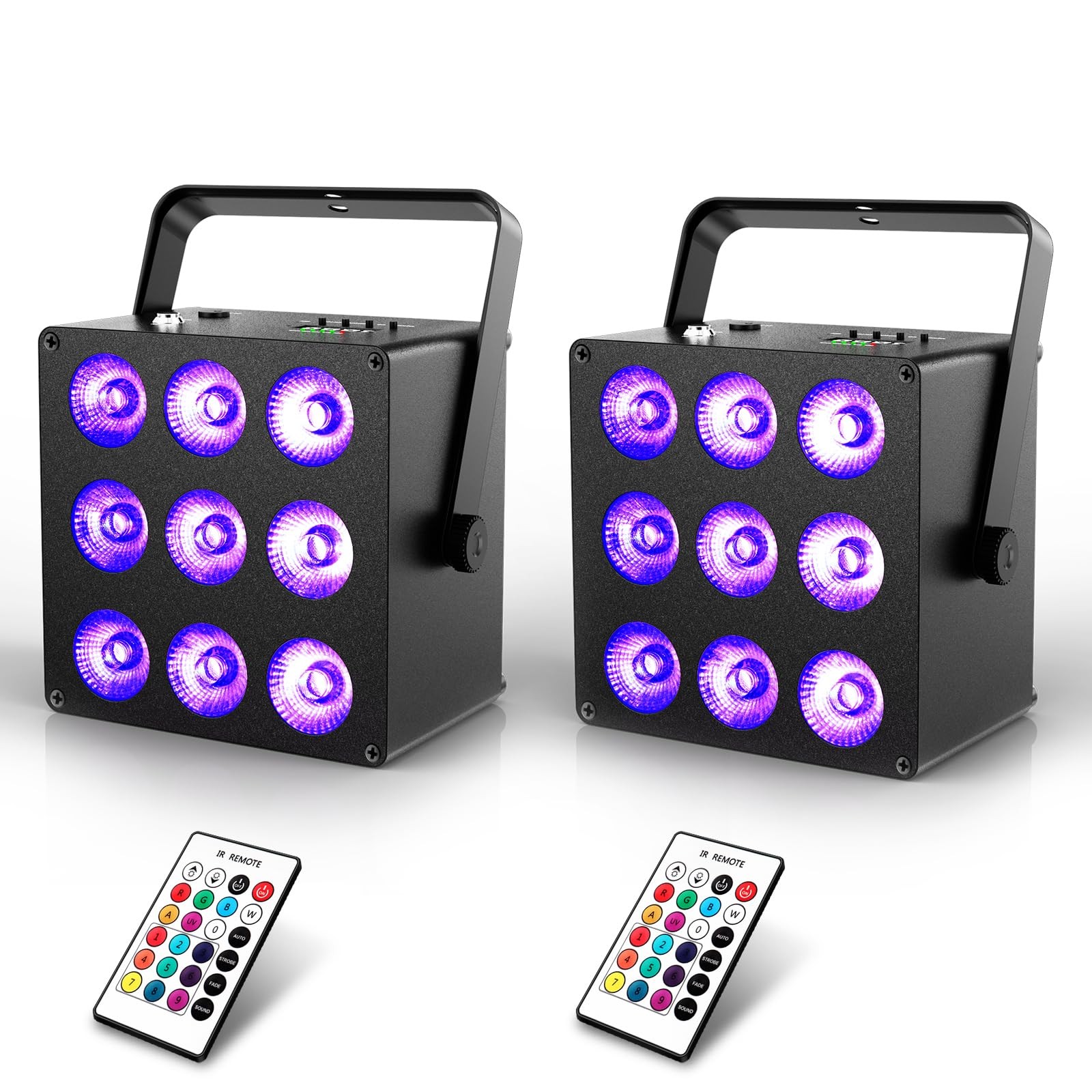 OPPSK Rechargeable Stage Par Lights: 20 Hours Working Time – 6IN1 RGBWA+UV Ba…
