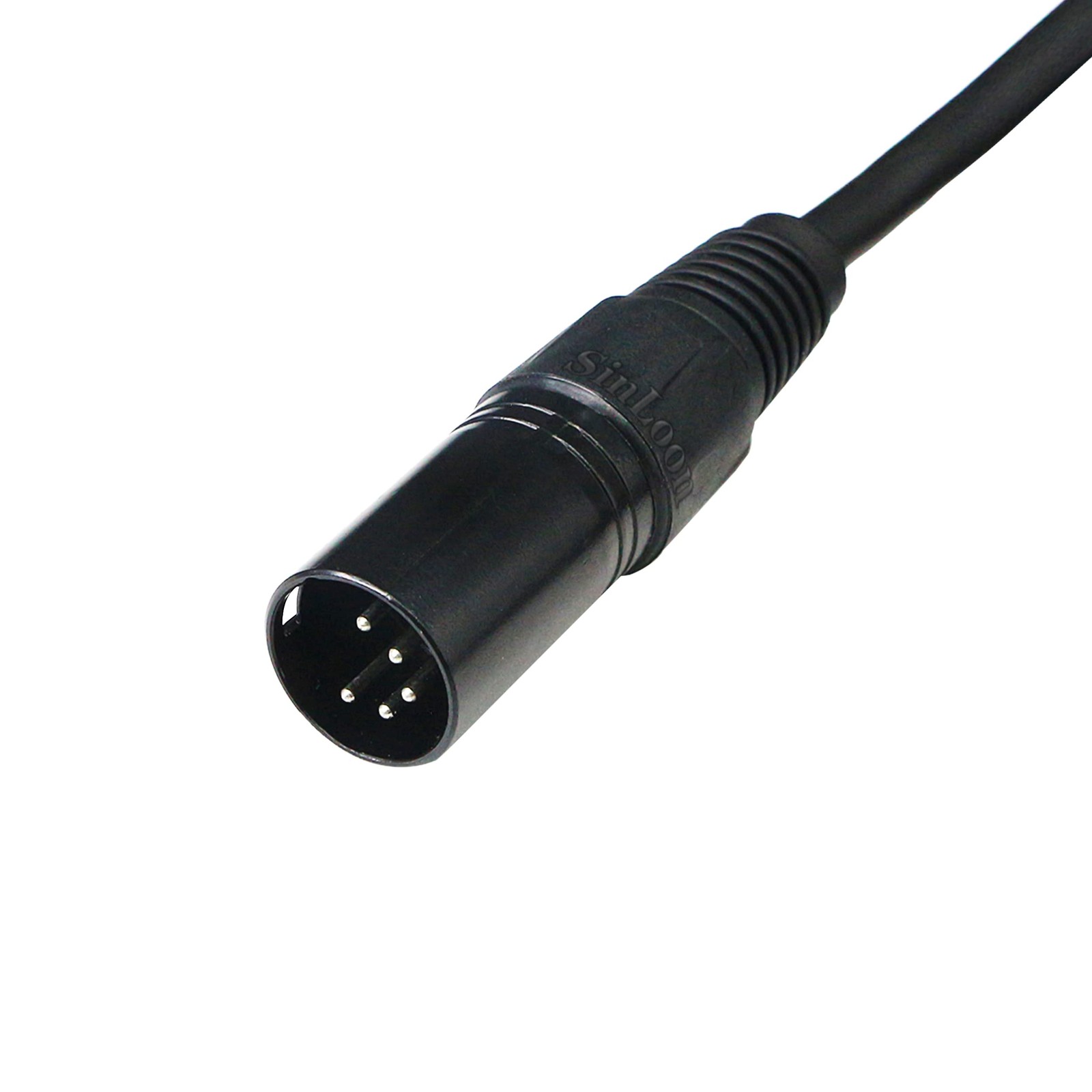 1.5M DMX Stage Light Cable 3-Pin Female to 5-Pin Male XLR Turnaround Cord