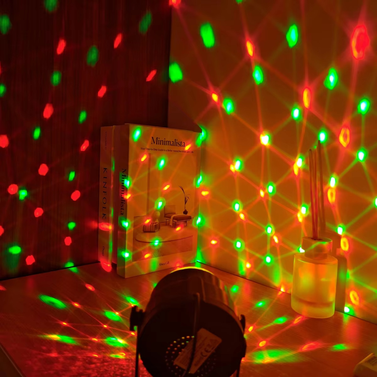 Strobe Disco Ball Ambiance Light Remote Control Holiday Party Black