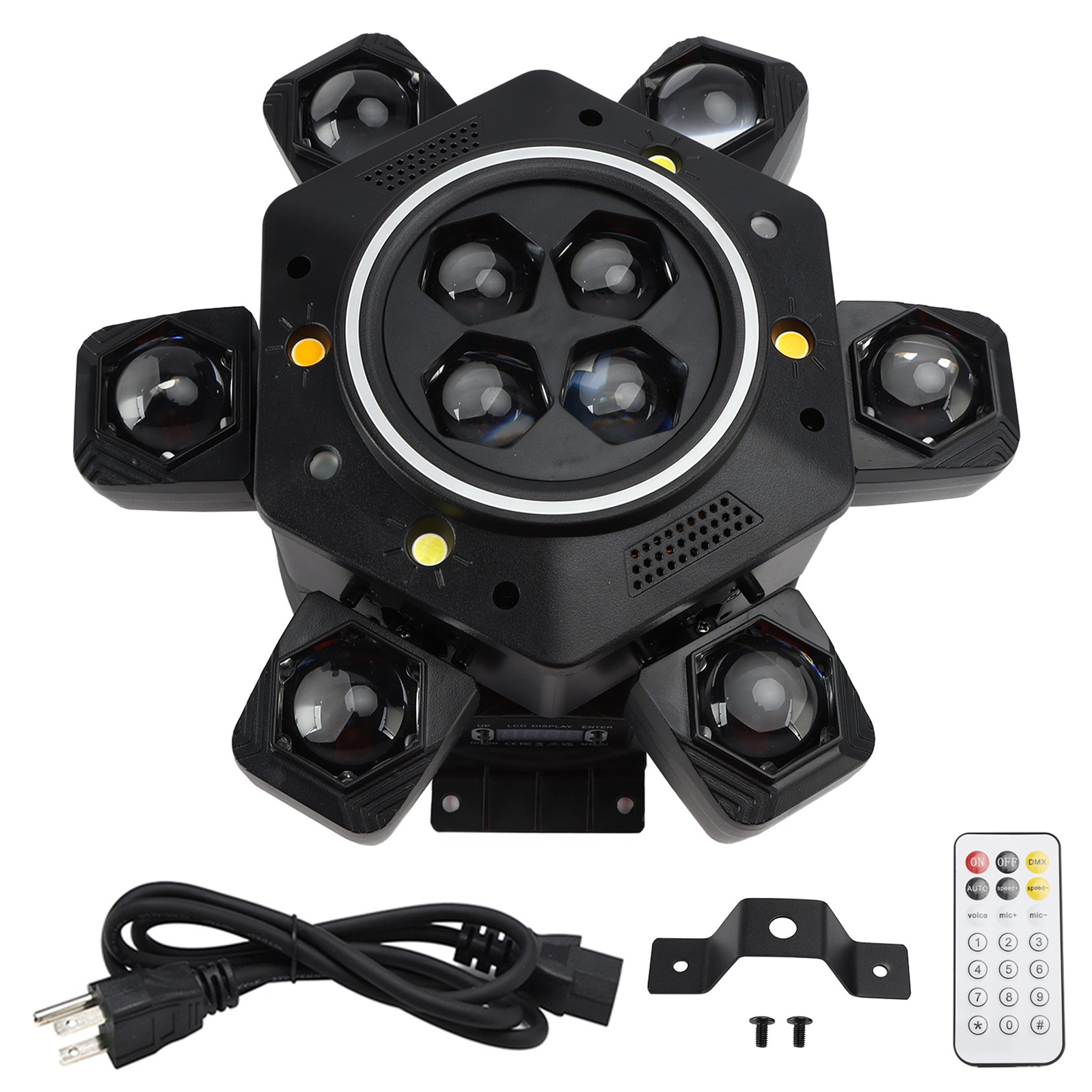 10 LED RGBW Moving Head Strobe Light Laser Stage Lighting Beam DMX Disco DJ