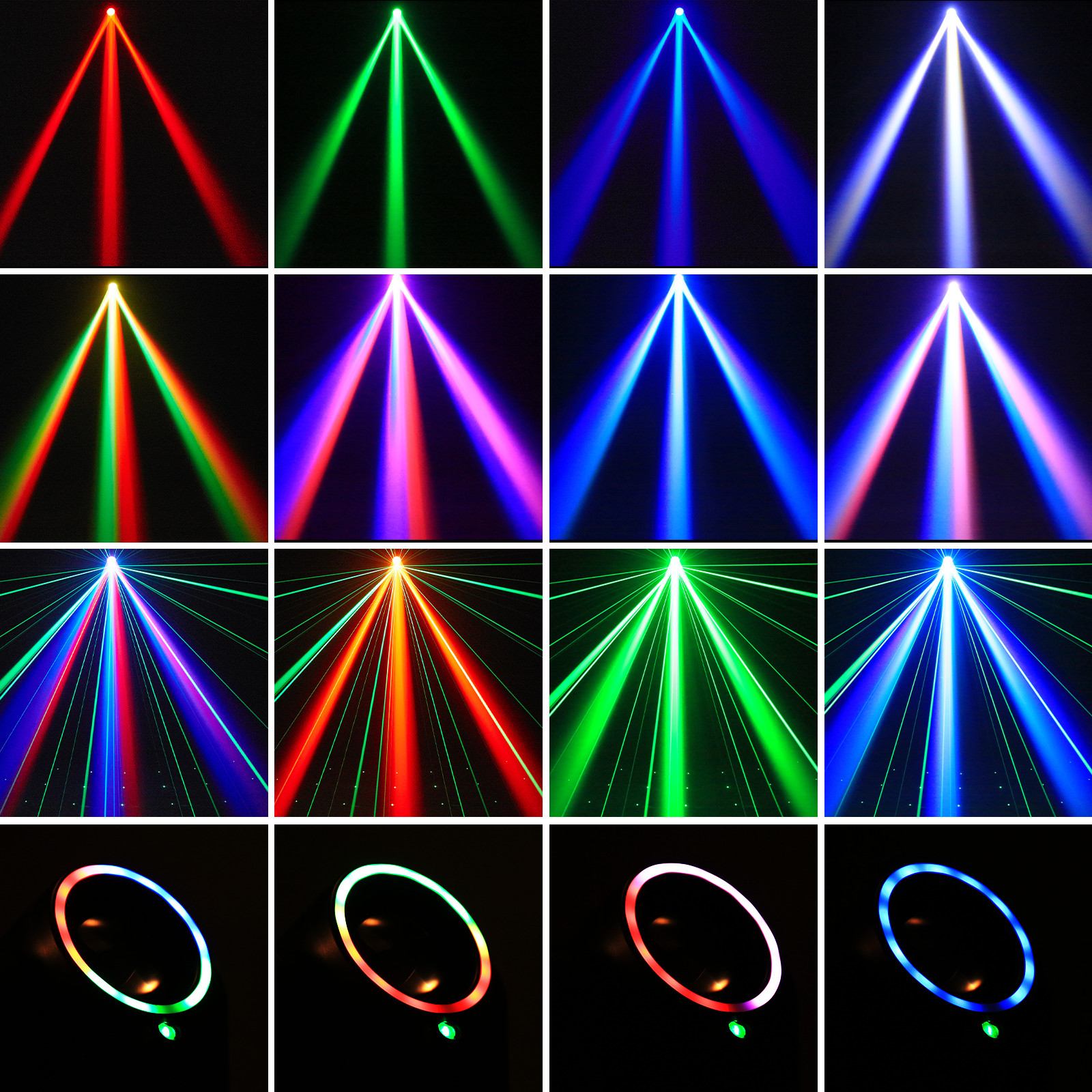 120W LED Laser Moving Head Light RGBW Beam Stage DJ Disco Bar DMX Spot Lighting
