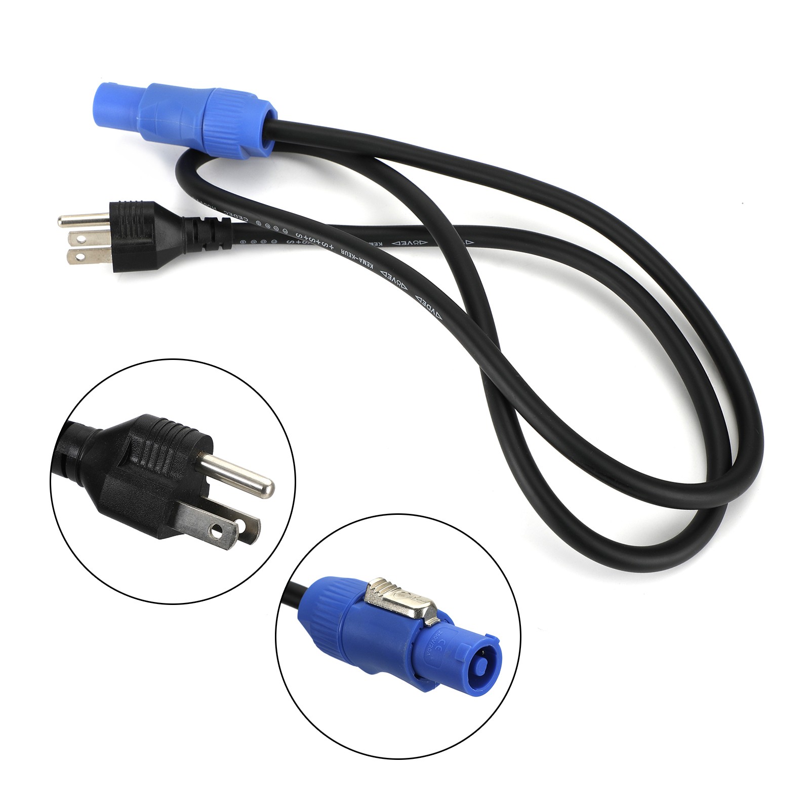 1Pcs 1Meter Power Cable For 350W/330W/280W/230W/200W Moving Head Light US Plug