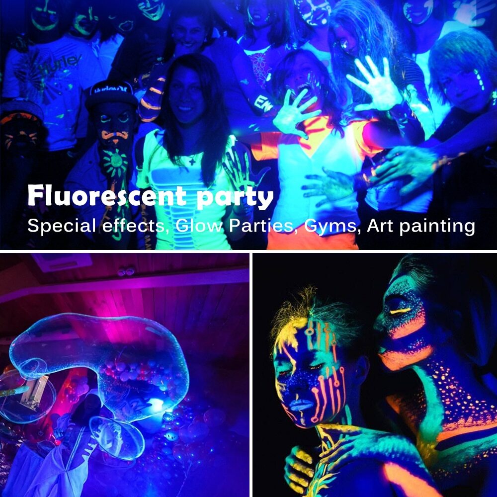 AC110V/ 220V Blacklight UV Floodlight Ultraviolet Stage Lamp for Bar Dance Party