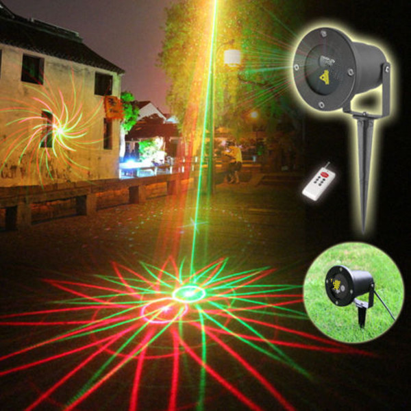 Outdoor RGB Laser Light Star Projector Static Dots Landscape Projector Xmas YC