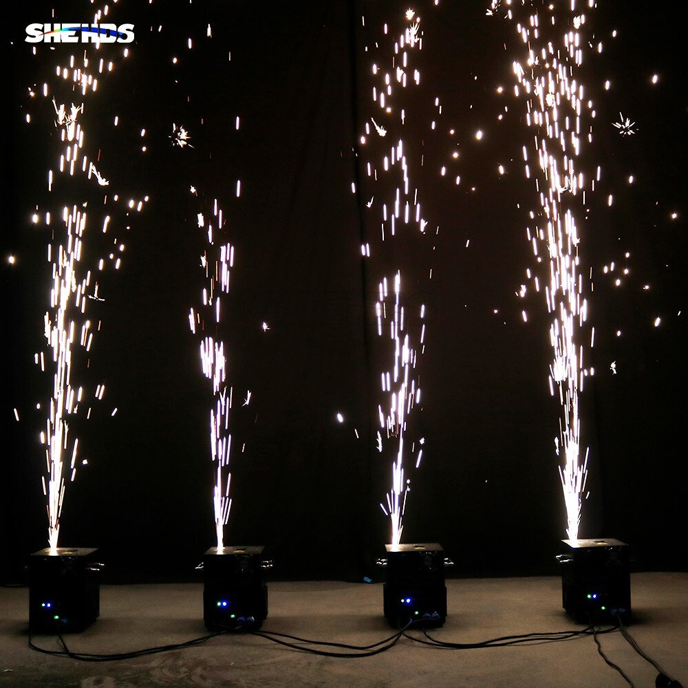 650W Spark Machine Flame Fountain Fireworks Effect Remote Control Festival Party