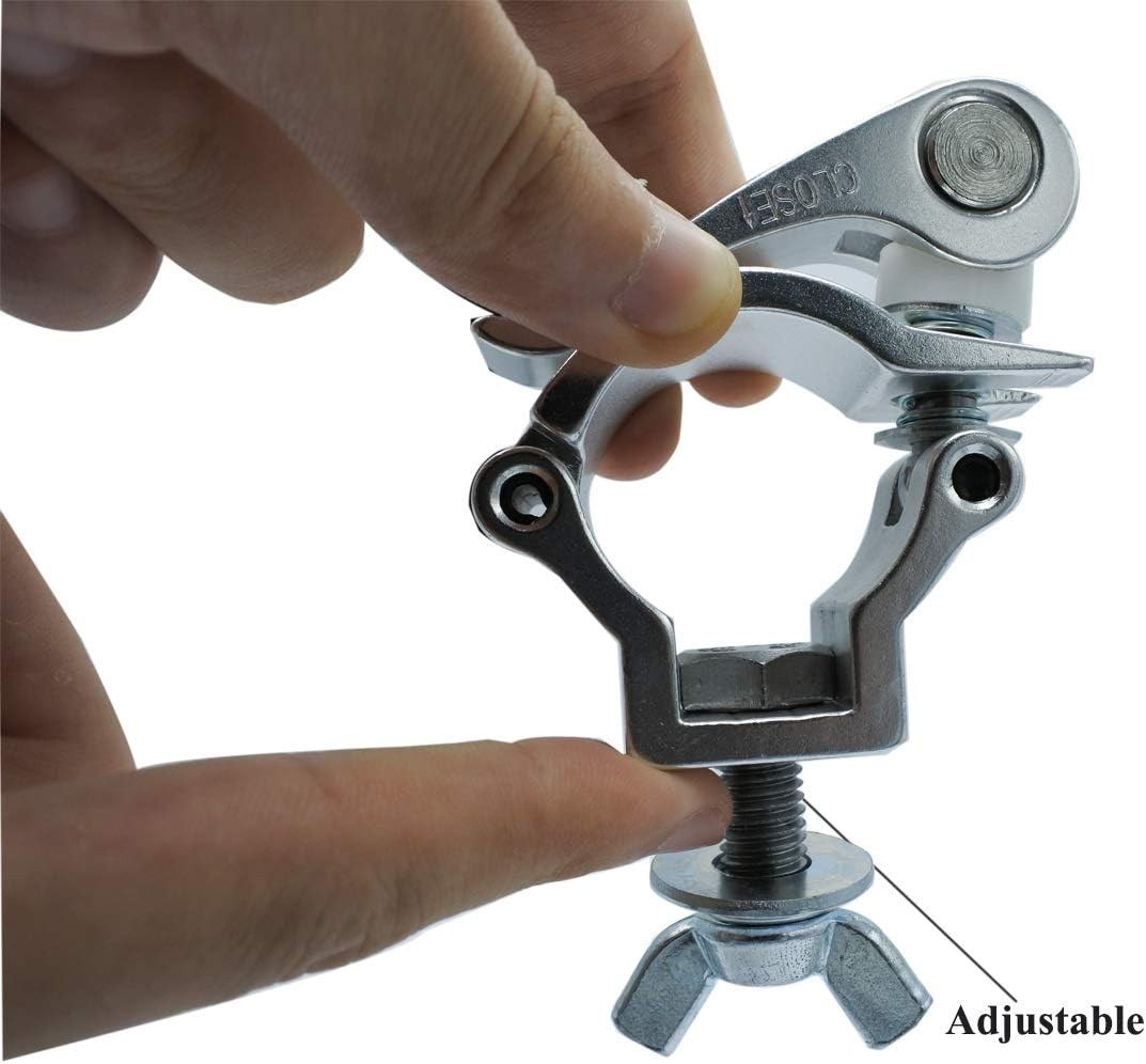 Durable Aluminum Alloy Lighting Clamps – Quick Release for 1.26-1.38″ Pipes