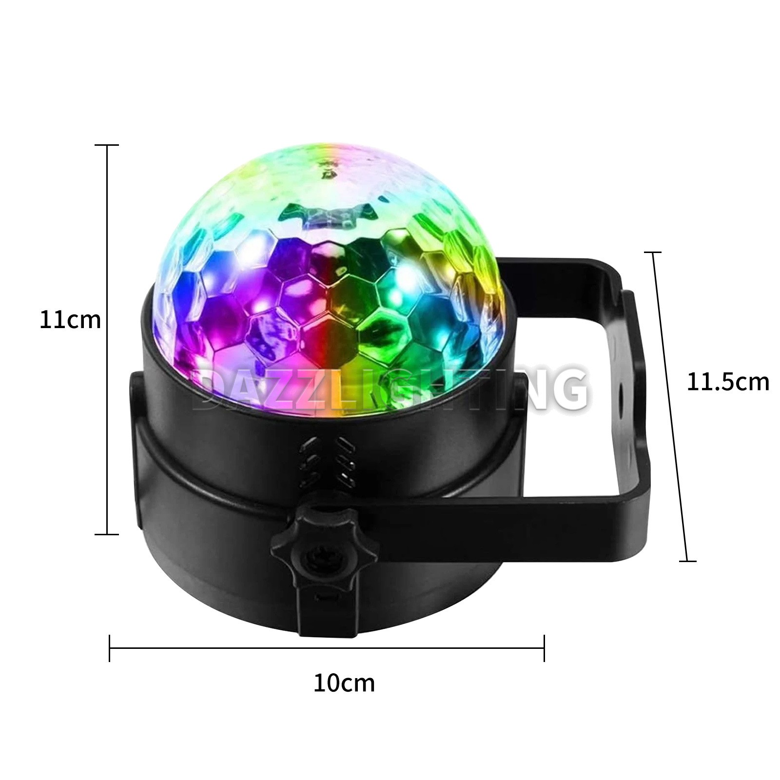 PAIDUN LED Crystal Magic Ball Stage Light Disco Bar KTV DJ Party Music Control