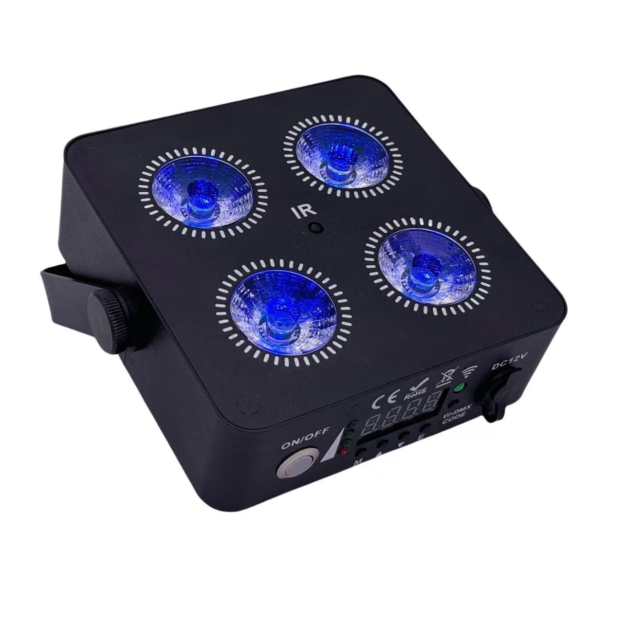 10pack DJ Battery operated led Par Uplighting 4x18W RGBWA+UV/Wireless DMX Remote