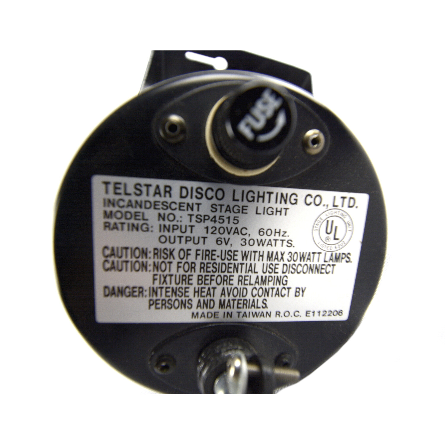 Telstar Disco Lighting Incandescent 30W Stage Light TSP4515 w/Adjustable Mount#2