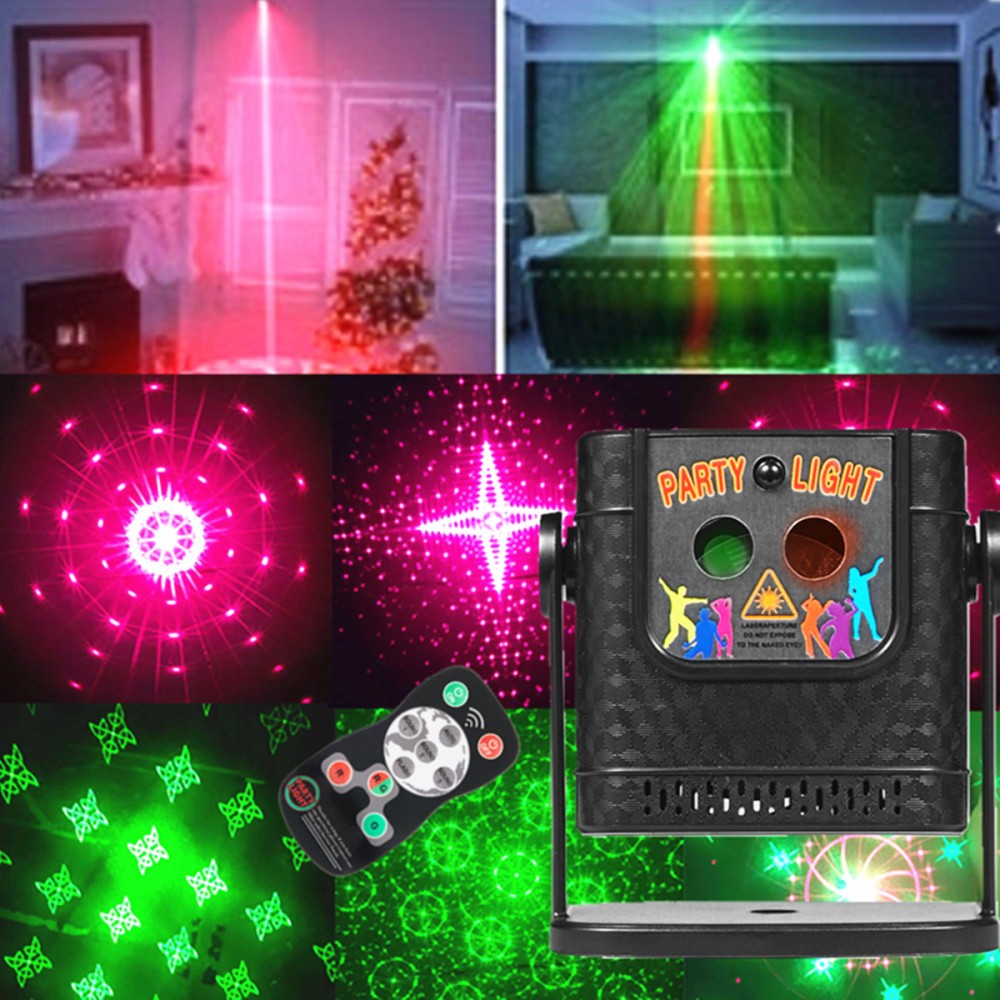 60 Pattern Party Stage Light Laser Projector LED RGB KTV DJ Disco Show Lighting