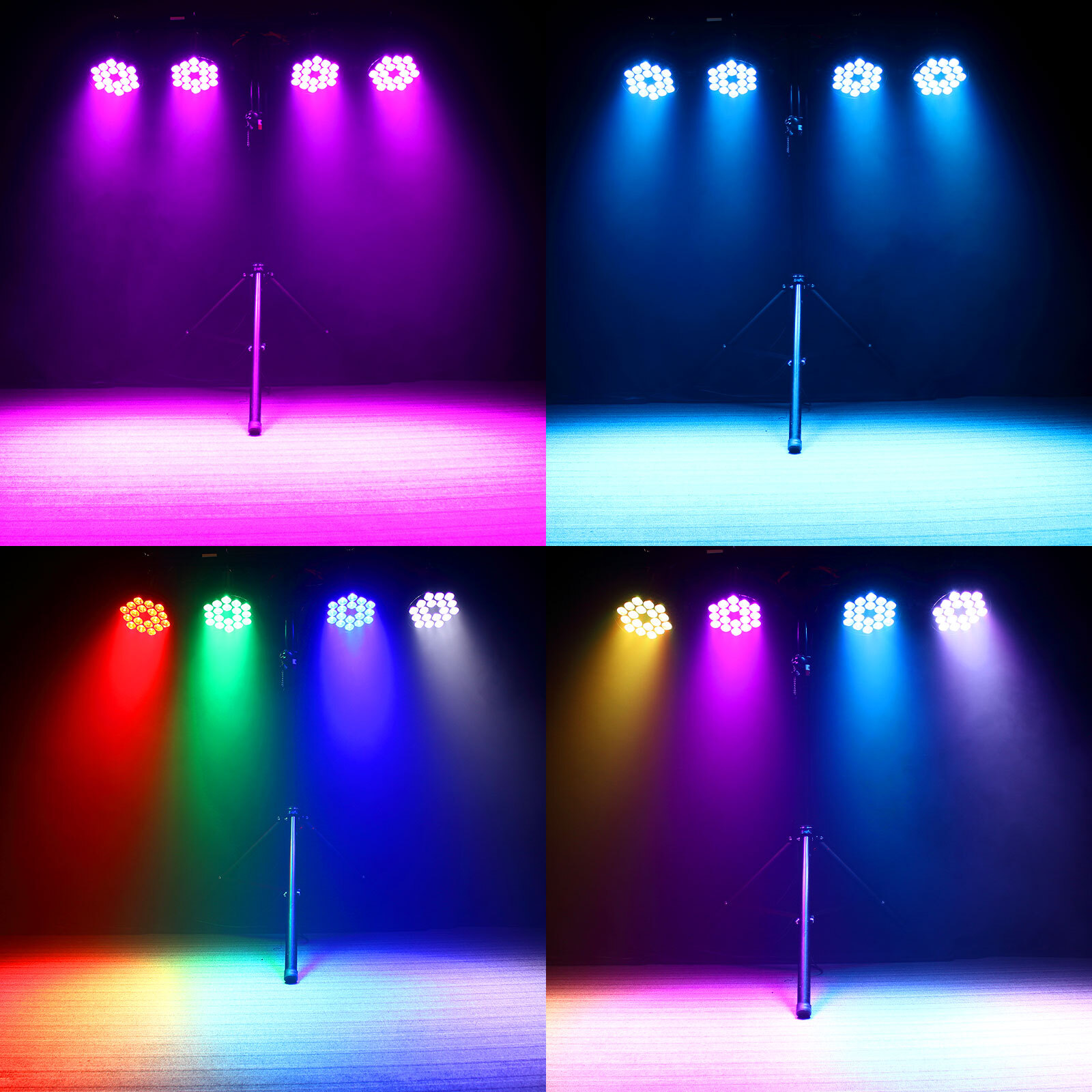 270W 18LED Stage Light effects RGBW PAR 8CH Can DMX512 Party DJ nightclub