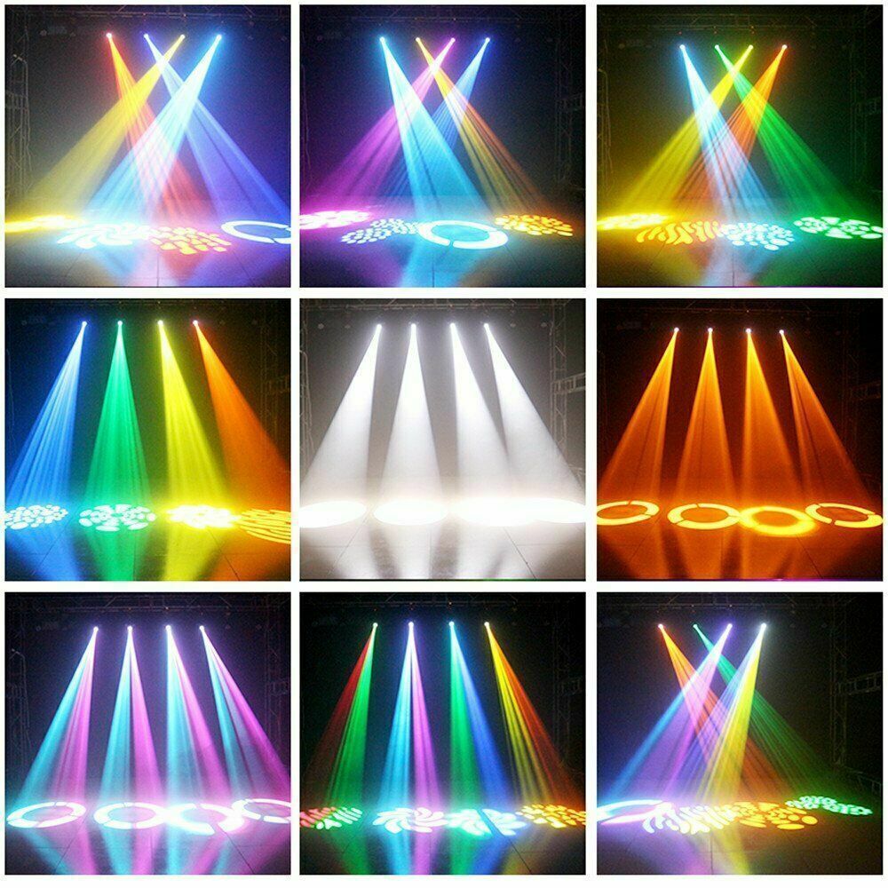 120W LED RGBW Moving Head Stage Lighting Gobo Beam Pattern Party DJ Disco Light