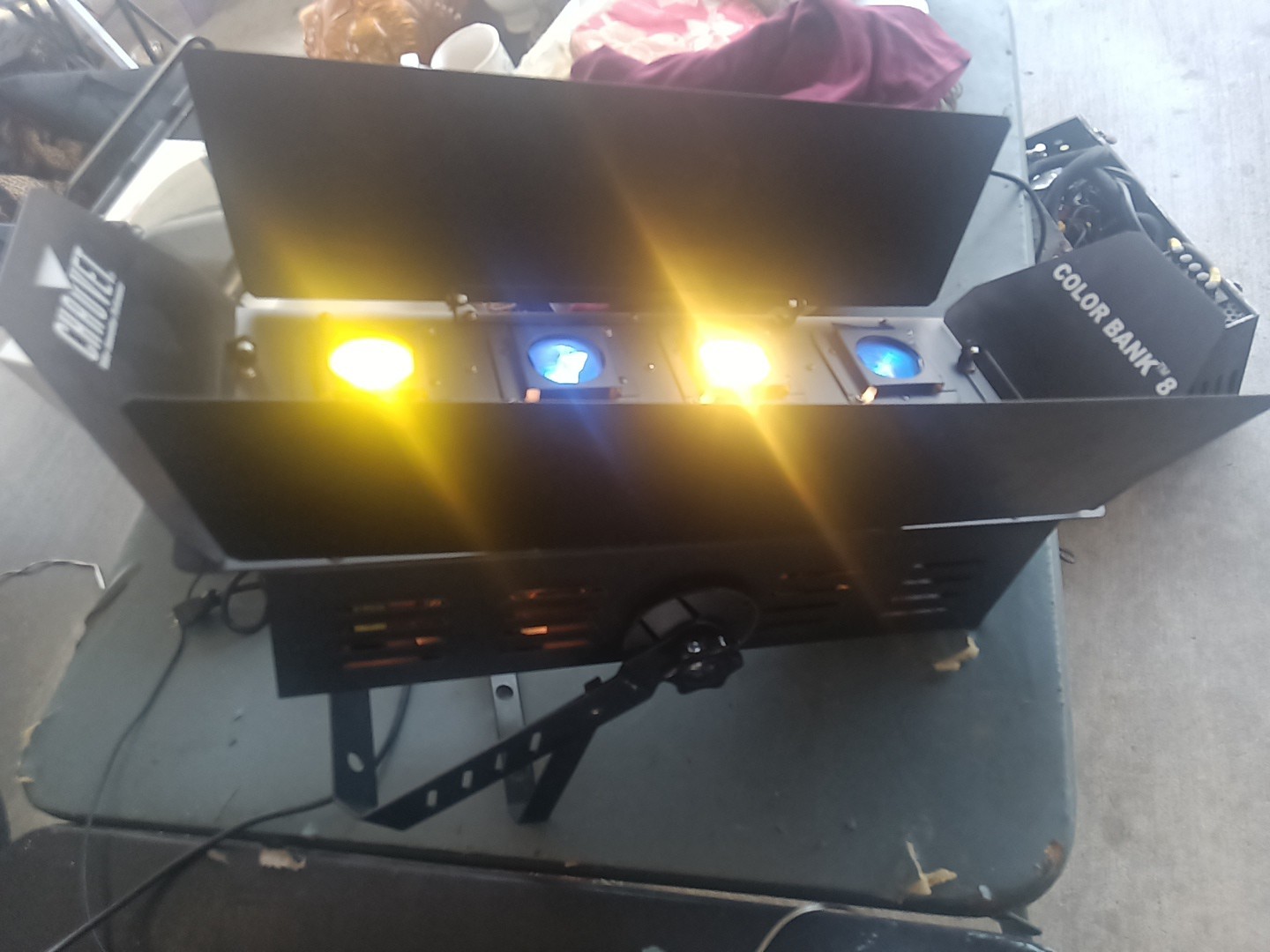CHAUVET Color Bank 8 CH-158 Band and Stage Wash Light System Works