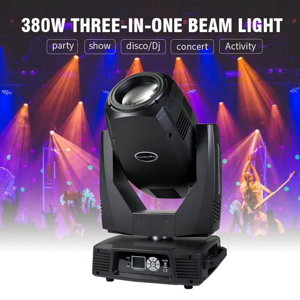380W 20R Sharpy Beam Spot Wash 3in1 Moving Head Light for Djs Nightclub Stage