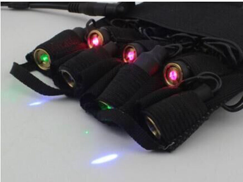 7 finger Color laser gloves dj laser show gloves PARTY LASER LED Laser Gloves