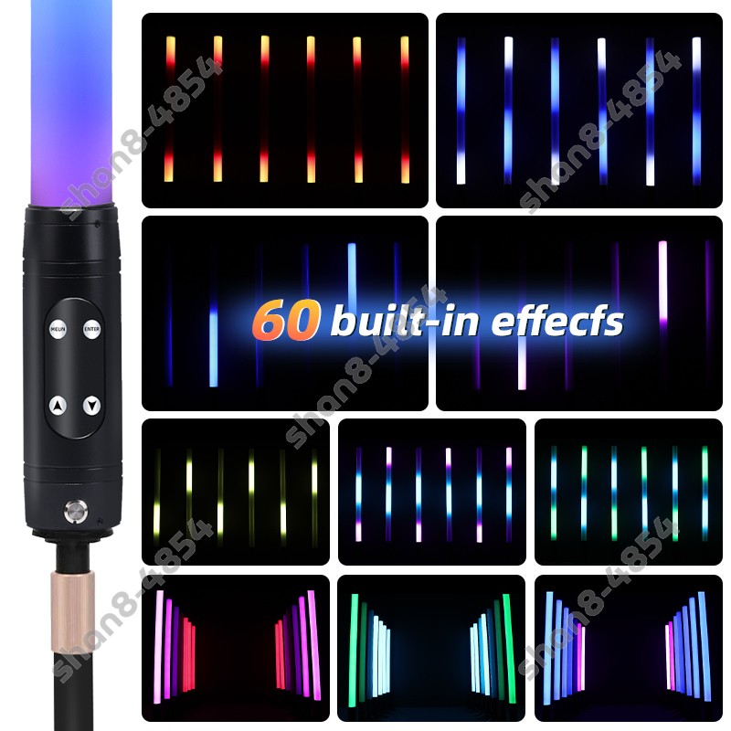 IP65 360 LED Pixel Tube Battery Wireless DMX WiFi Control for KTV Theme Event