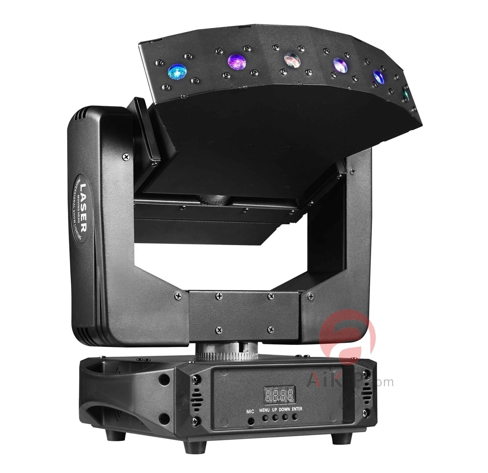 6Eyes RGB Laser Moving Head Voltage: 110-240V, 50-60Hz Power:80w Laser Diode: