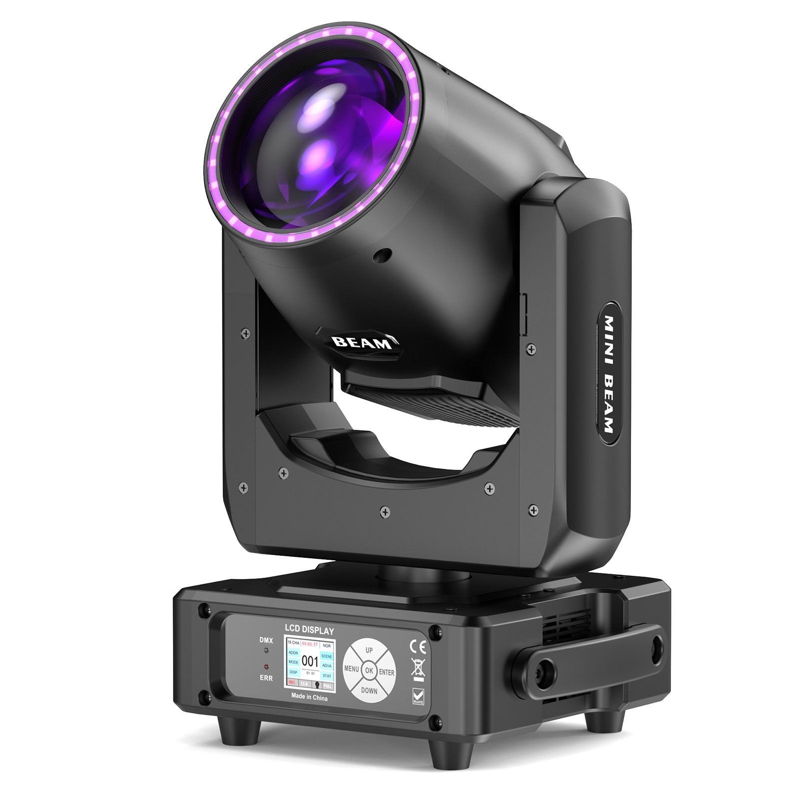 350W Beam RGBW Moving Head Light 48Prism Gobo Stage Light Effect DMX DJ Disco