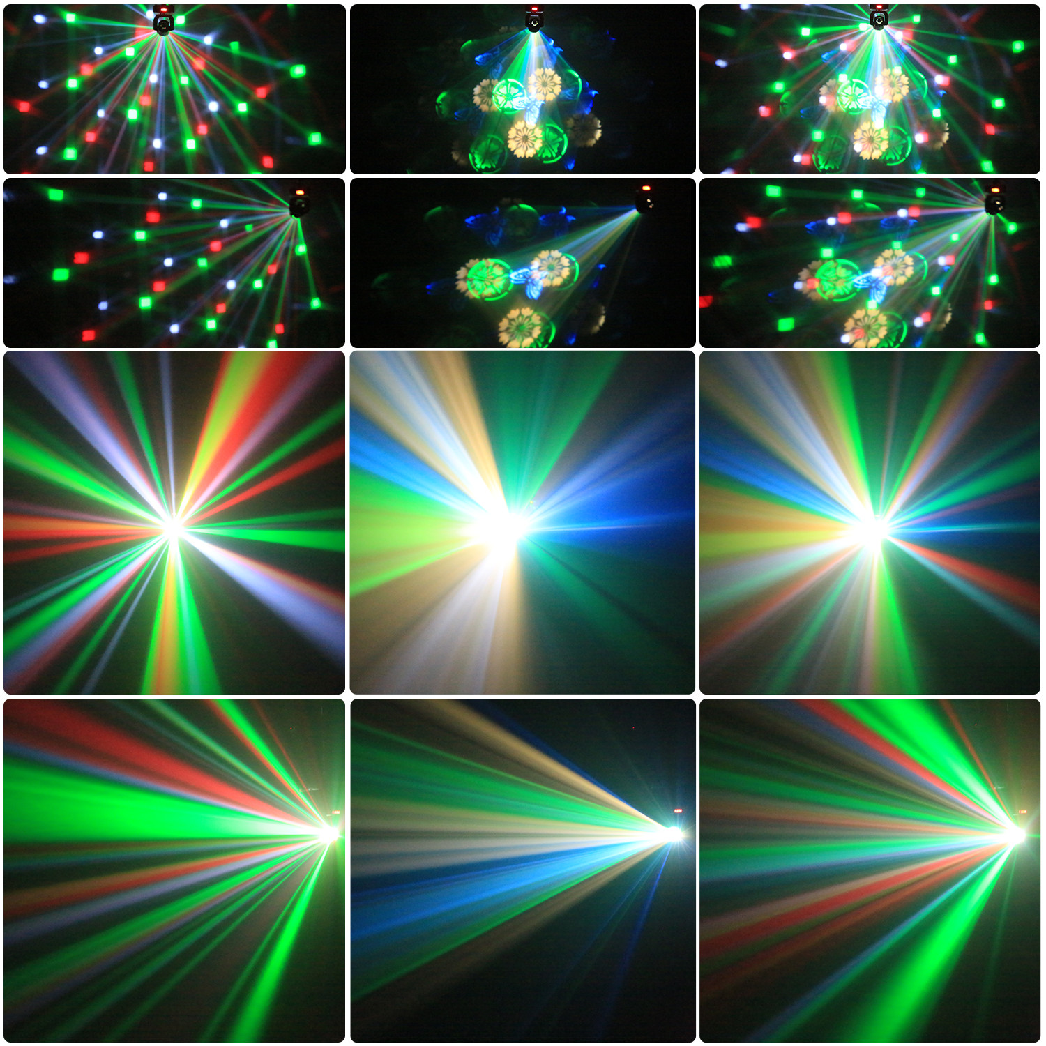 Mini 30W Magic Ball LED Moving Head Light Pattern Beam Stage Lighting DJ Disco