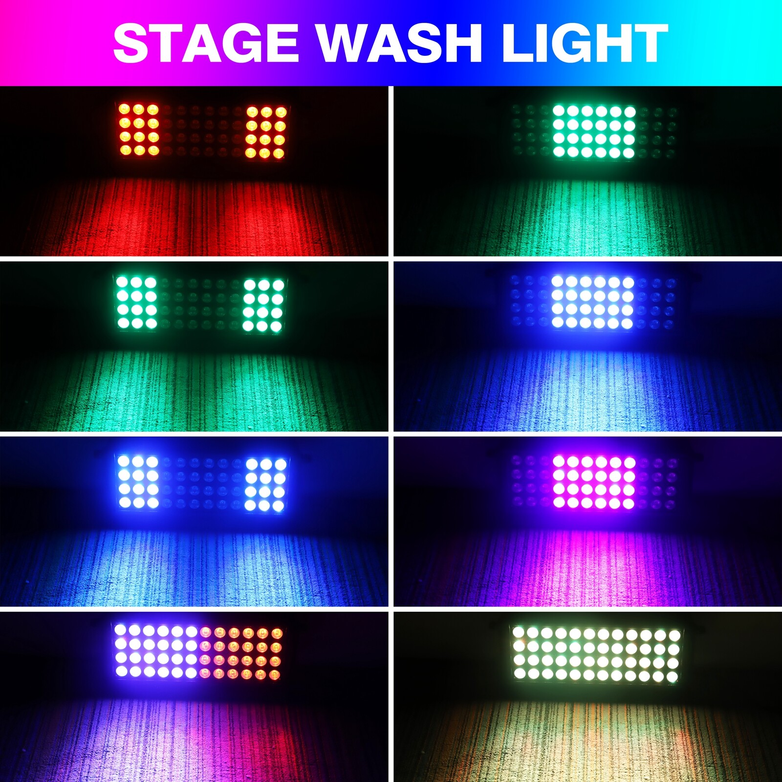 48LED RGB Light Bar Wall Wash Effect Stage Lighting DMX512 DJ Disco Party lights